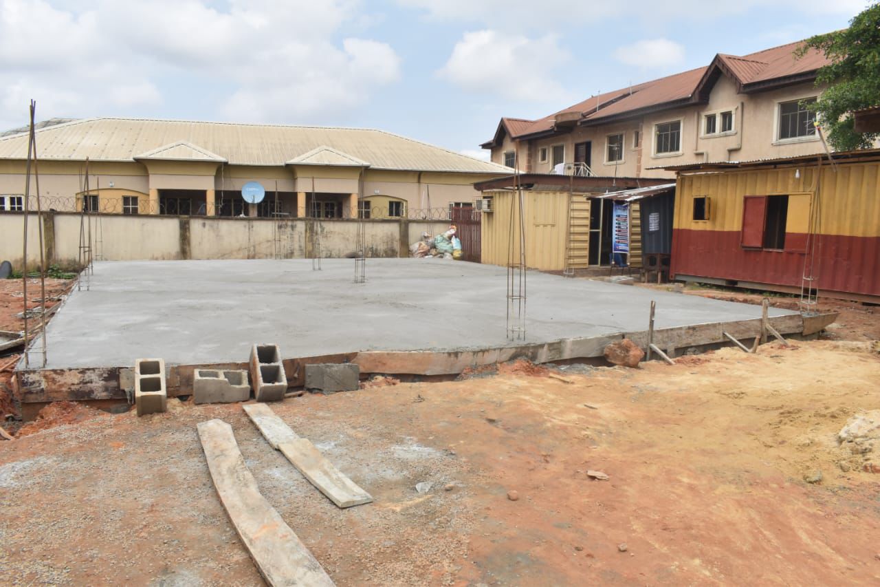 ONGOING CONSTRUCTION OF CUSTOMARY COURT IN ALIMOSHO LOCAL GOVT.