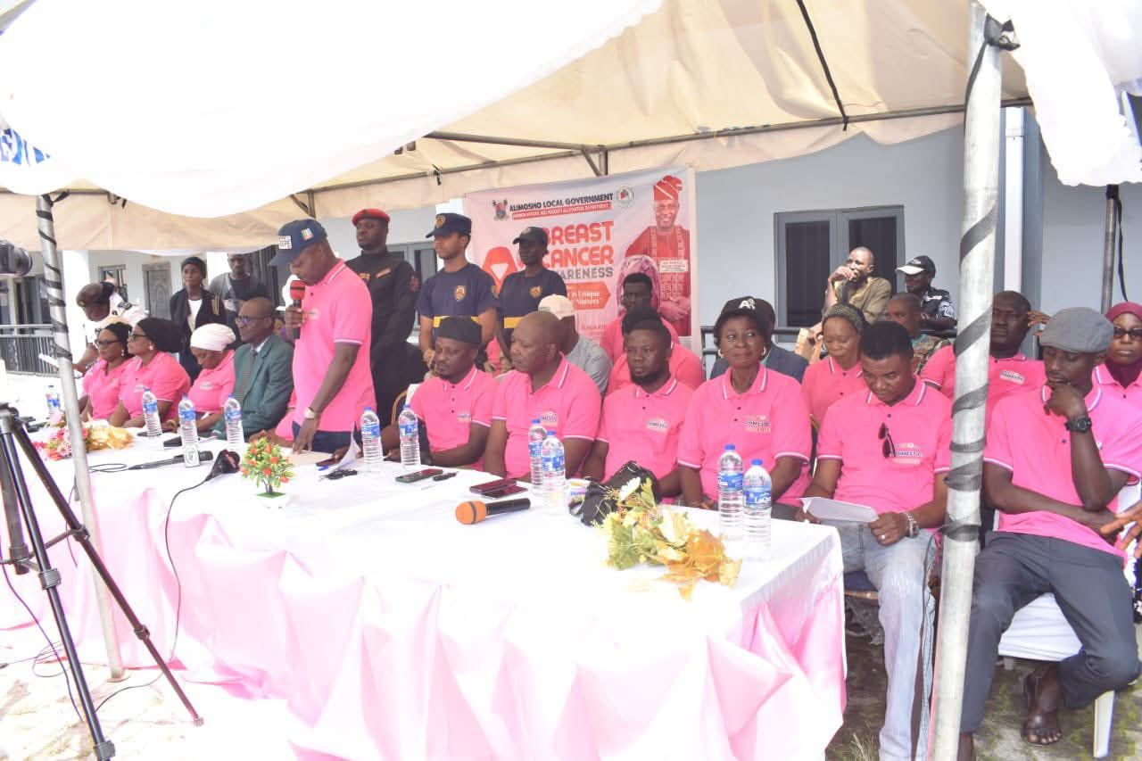 Alimosho Council Champions Breast Cancer Awareness, Chairman Akinpelu Advocates Early Screening ~ ANN ☆