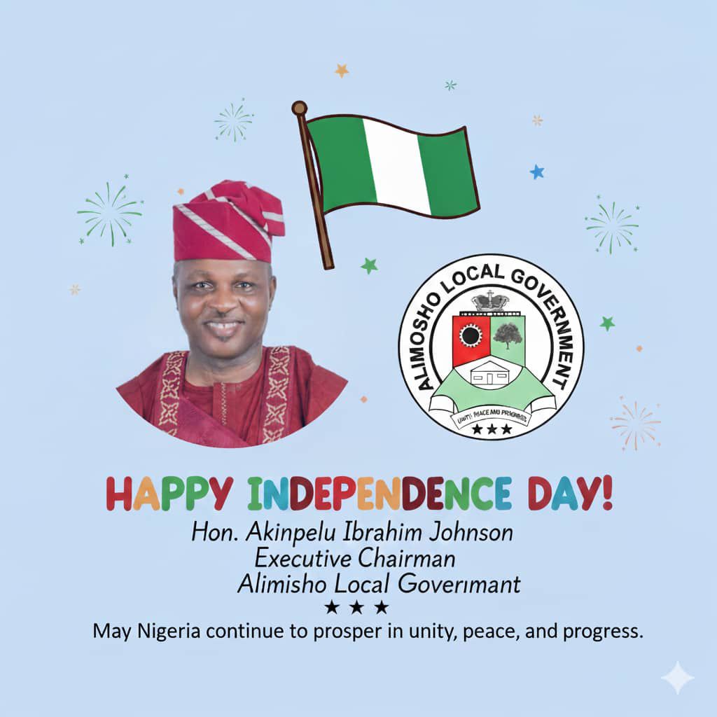 “ALIMOSHO SALUTES NIGERIA @65: TOGETHER FOR A BRIGHTER FUTURE “