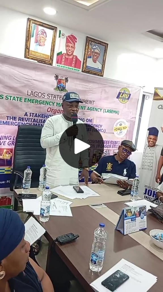 Lagos State Government: Lagos State Emergency Management Agency (LASEMA) ORGANISES a stakeholders’ meeting on the revitalisation of local emergency management committees (LEMC’s) Like Comment Share