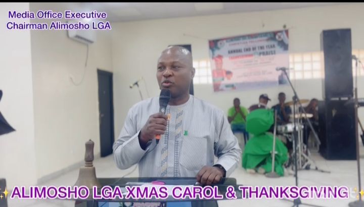 Alimosho Local Government Holds Christmas Carol and End-of-Year Thanksgiving Service.