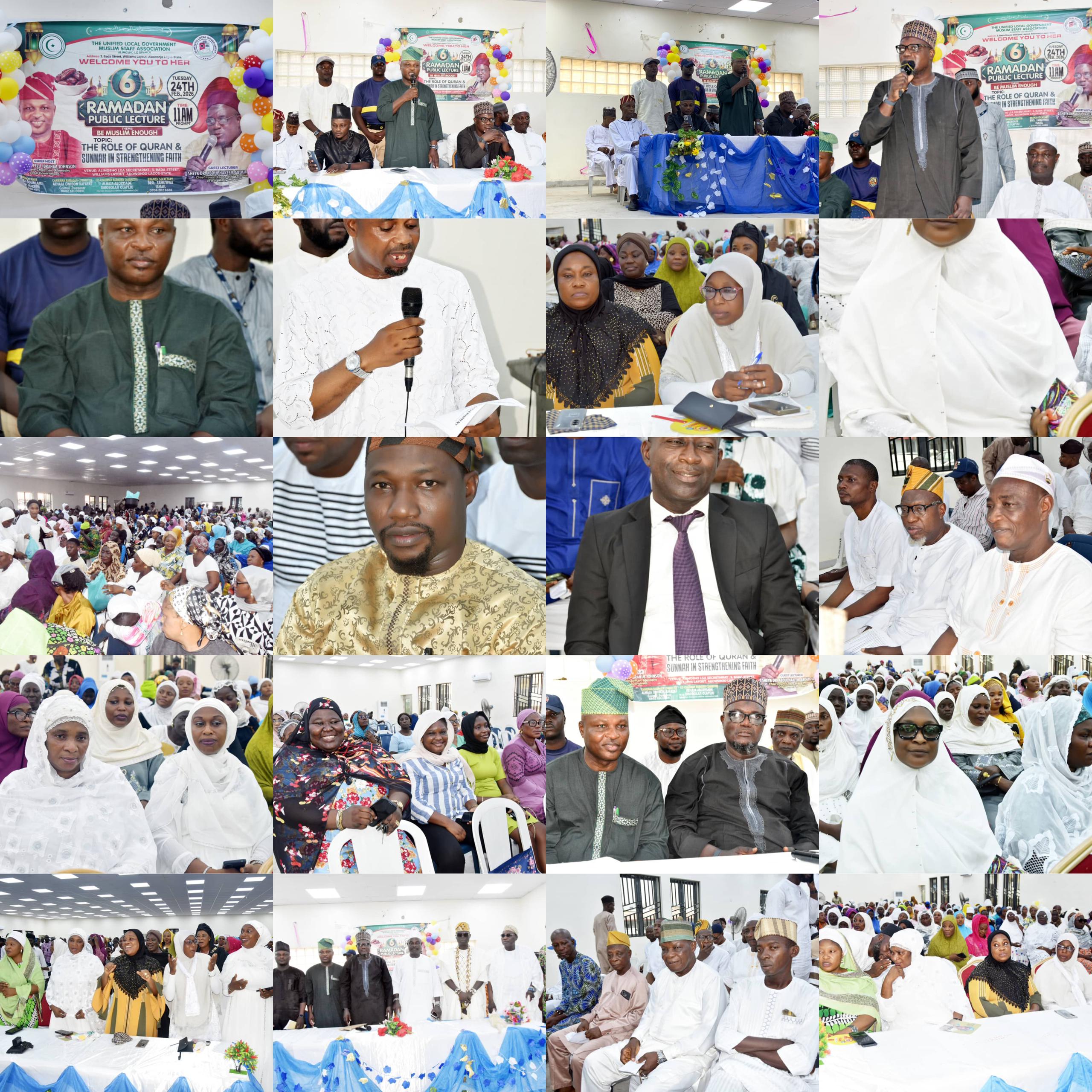 Top Islamic Scholar Abdul-Lateef Urges Absolute Devotion to Allah at Unified LG Muslim Staff Lecture in Alimosho