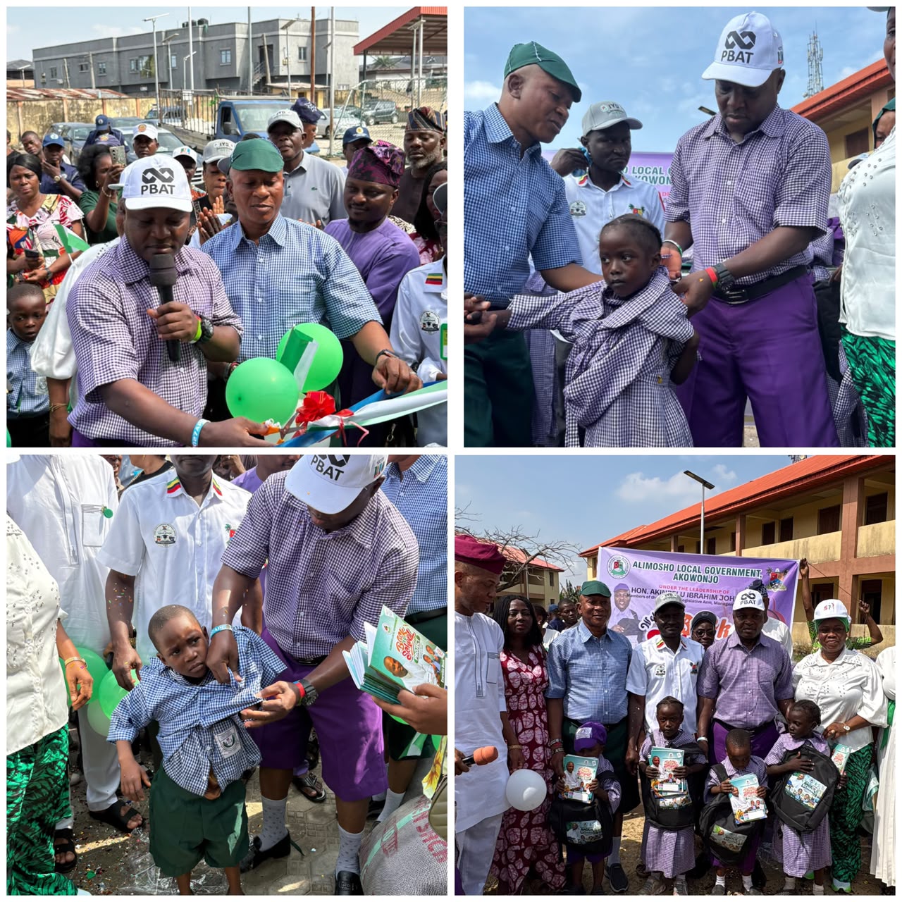 ALIMOSHO COUNCIL CHAIRMAN DISTRIBUTES SCHOOL MATERIALS TO PUPILS IN BACK-TO-SCHOOL PROGRAMME